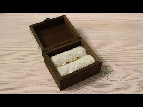 How To Make A Box For Wedding Rings - DIY Crafts Tutorial - Guidecentral