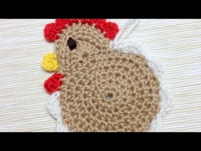 How To Make A Crocheted Chicken Applique - DIY Crafts Tutorial - Guidecentral