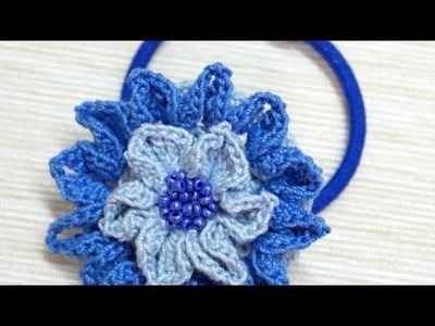 How To Make A Crocheted Flower Hydrangea Hair Band - DIY Crafts Tutorial - Guidecentral