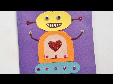 How To Make A Cute Robot Valentine's Card - DIY Crafts Tutorial - Guidecentral