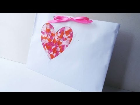 How To Make A Heart Patch Art  Envelop - DIY Crafts Tutorial - Guidecentral
