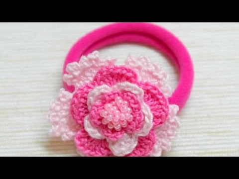 How To Make A Lovely Crocheted Pink Hair Band - DIY Crafts Tutorial - Guidecentral