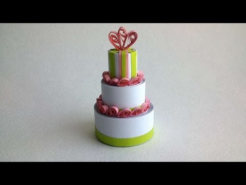 How To Make A Quilled Cake Decoration - DIY Crafts Tutorial - Guidecentral