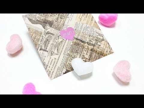 How To Make An Easy Square Envelope - DIY Crafts Tutorial - Guidecentral