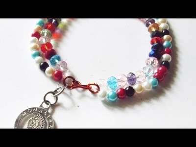 How To Make An Elegant Mixed Beaded Anklet - DIY Crafts Tutorial - Guidecentral