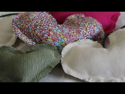 How To Make Creative Recycled Cloth Hearts - DIY Crafts Tutorial - Guidecentral