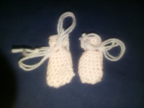 How to make crochet gloves. mitten for bal gopal. ladoo gopal