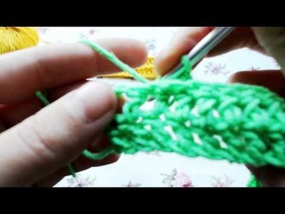 How to Make Front Post and Back Post Double Crochet Stitches