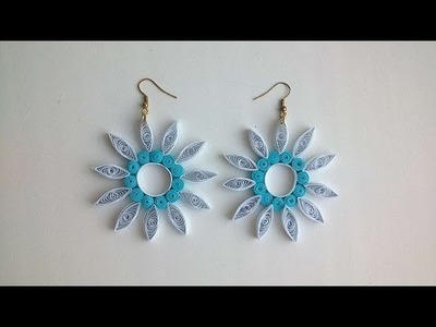 How To Make Paper Quilled Flower Earrings - DIY Crafts Tutorial - Guidecentral