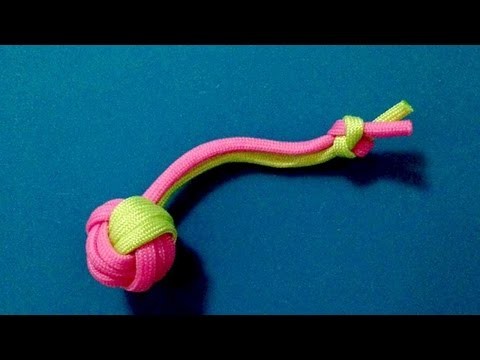 How To Tie A Two Color Monkey's Fist Knot - DIY Crafts Tutorial - Guidecentral