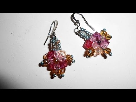 How To Weave "Small Flowers" Beaded Earrings - DIY Crafts Tutorial - Guidecentral