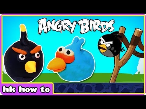 Play Doh ANGRY BIRDS | Fun Surprise Toys | Easy DIY Play Doh Creation