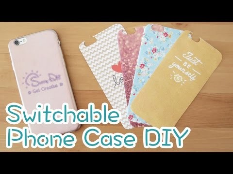 Switchable Design Phone Case DIY | Sunny DIY