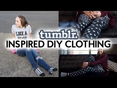 TUMBLR INSPIRED DIY CLOTHING | Crafts for Teens