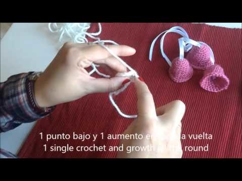 Tutorial Campanitas de ganchillo - Crochet jingle bells tutorial