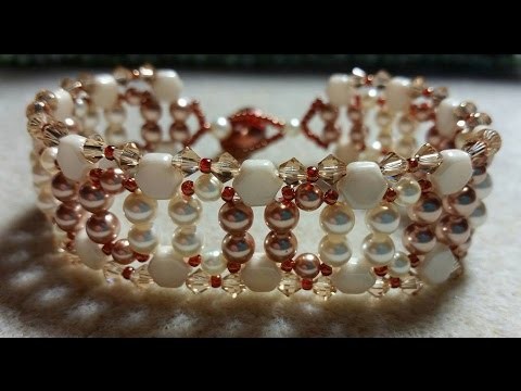 (Tutorial) Crystal Pearl Bracelet DIY (Video 154)