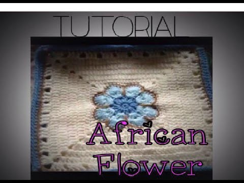 African Flower Crochet Tutorial