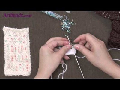 Artbeads MiniVid - Knitting with Beads: Crochet Hook Method