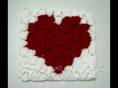 Be My Valentine Crochet Coaster (part 1)