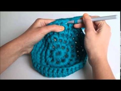 Crochet Basket tutorial Part 9