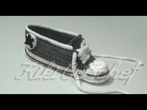 Crochet Converse Shoes Adult Size (part 2)