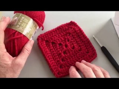 Crochet Lesson 4 - Solid Granny Square