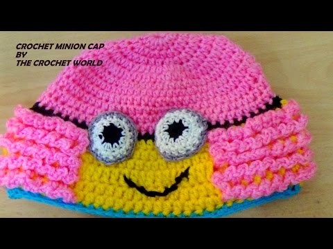 CROCHET MINION CAP FOR GIRLS(PART-2)