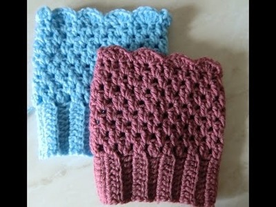 Crochet Pattern * EASY BOOT CUFFS *