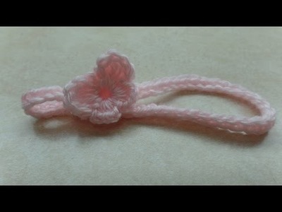 #Crochet Simple Newborn Butterfly Headband #TUTORIAL