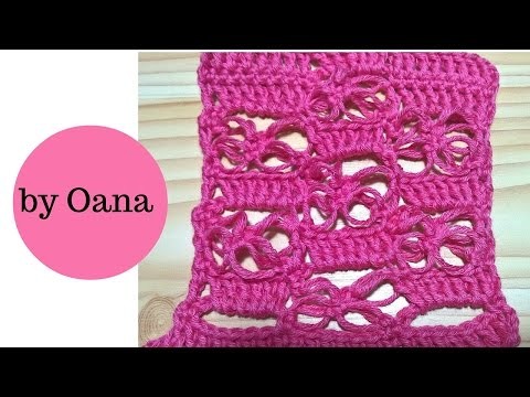 Crochet Solomon's Knot & Double crochet pattern