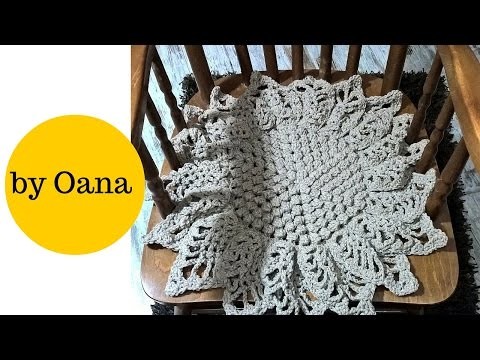 Crochet Sunflower cover