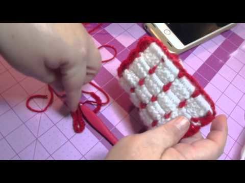 Crochet Tutorial: Christmas Gift Idea Series: Cell Phone Case. EyeGlass Case