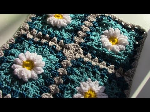 Daisy Granny square by Create Crochet