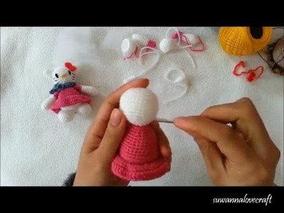 How i sew Mini hello kitty crochet