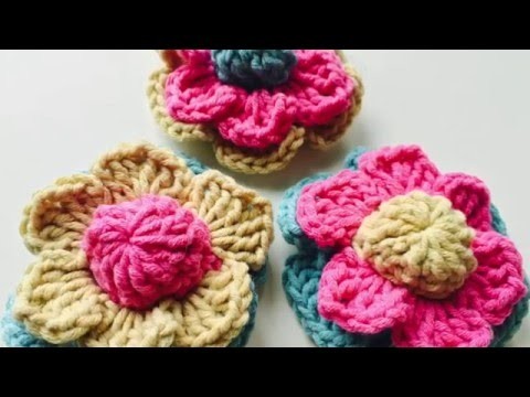 How To Create an Easy To Make Crochet Flower