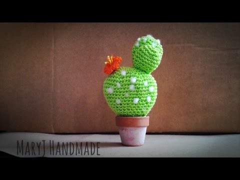 How to crochet a cactus amigurumi EN