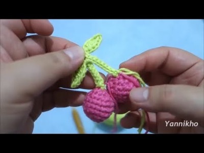 How to Crochet a Cherry