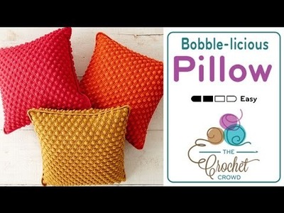 How to Crochet A Pillow: Bobble-licious Pillows