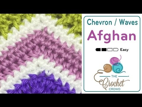 How to Crochet A Wave Afghan: HDC Wave