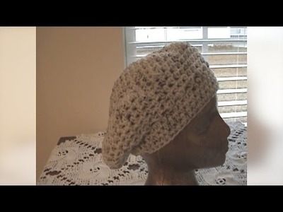 How to Crochet Beret Hat Part 2