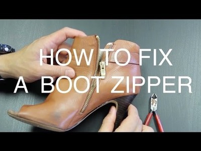 How to Fix a Boot Zipper