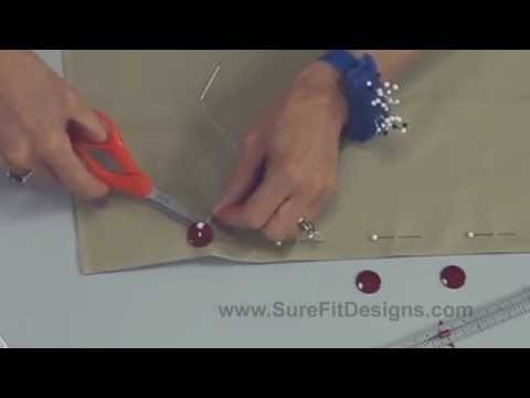 How to hand sew a Button with Thread Shank - a Couture Tip
