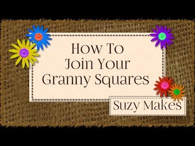 How to Join Granny Squares using UK Double Crochet