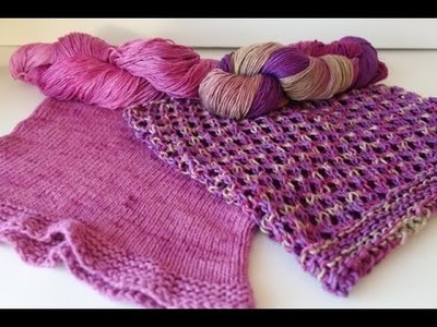 How to Knit Beginner Cowl Converting Pattern Yarn Substitution