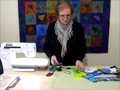 How to make a Wonky House Bunting using 2 1.2" strips - Quilting Tips & Techniques 186