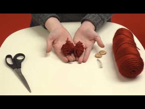 How To Make a Yarn Hair Clip