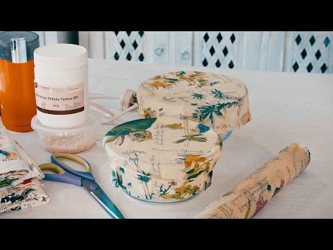 How to Make Reusable Wax Wrap Food Covers