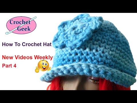 How to make Single Crochet Hat Part 4