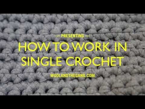 How to work single crochet