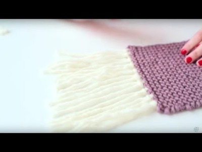 Knitting 101: How to Add Fringe to a Knitting or Crochet Project
